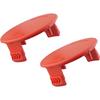 2 Pack Spool Cap Fits Line Protection For BOSCH AFS 23 37 Strimmer Grass Cutter Lawn Mover Replacement Number F016F04841 ABS