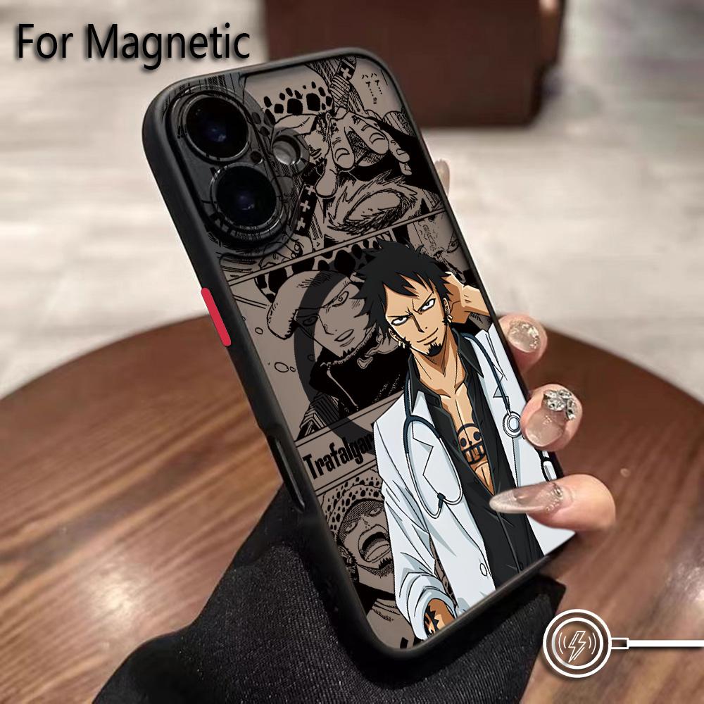 Anime Ones Pieces Luffys Zoros Phone Case For Samsung Galaxy S25 S24 S23 S22 S21 S20 FE Plus Ultra 5G Matte Magnetic