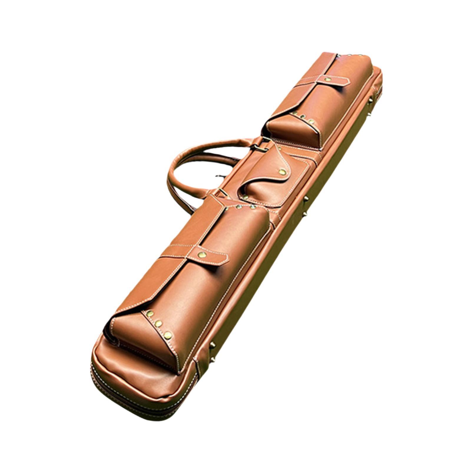 Billiards Pool Cue Case Snooker Cue Storage Pouch Billiards Accessories коричневый