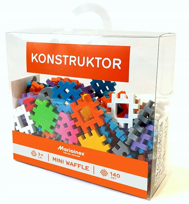 Marioinex Constructor Blocks Mini Waffles, 140 pcs,