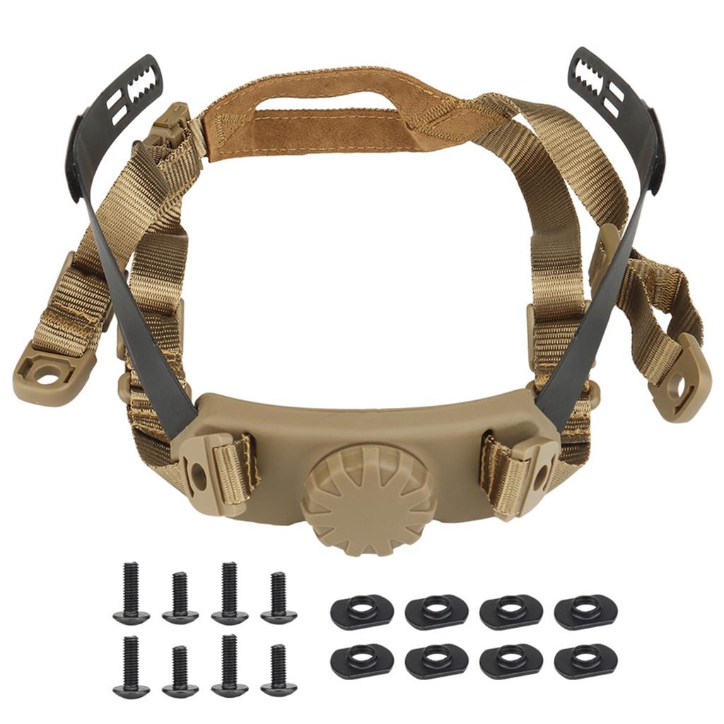 Helm-Innensystem mit Drehrad, Kinnriemen-kompatibel für FAST-Helme HL-31/HL-32, Verstellbarer Kopf, Schlossriemen, Schnelle SF CS Zubehör
