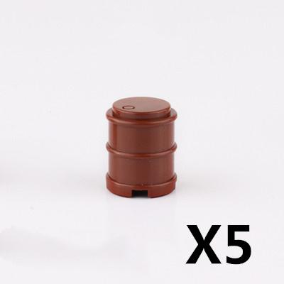 MOC Militärzubehör Bausteine Soldatenfiguren Sandsack Hund Hindernis Camouflage Zelt Schaufel Waffenbox Spielzeug Kinder J038