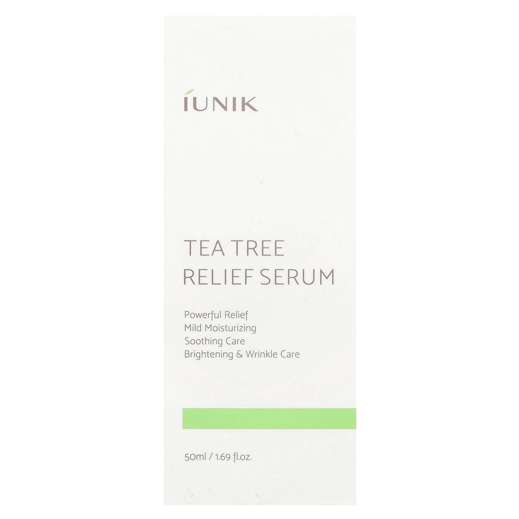 IUNIK Serum łagodzące z drzewa herbacianego, 50 ml (1,71 uncji płynu)