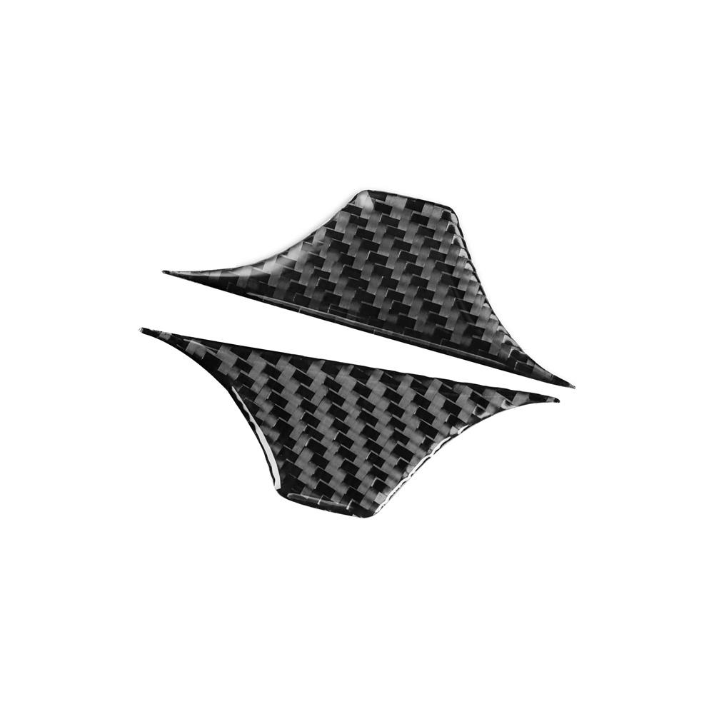 Carbon Fiber Front Water Cup Holder Decoration Trim For Chevrolet Camaro 2010-2015