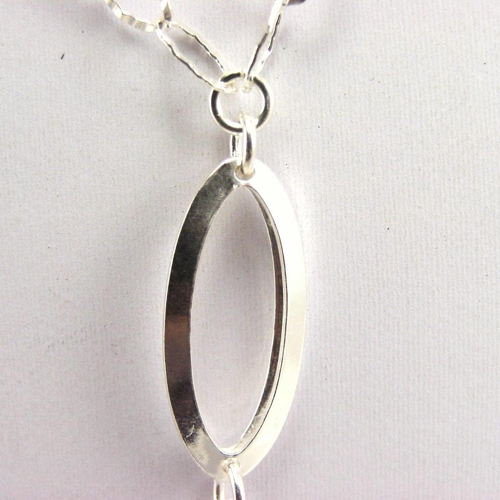 Les Trésors De Lily [F6113] - Silberkette 'Linda' Weiß