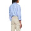 Polo Ralph Lauren Solid Color Polo Collar Logo Embroidered Single-Breasted Long Sleeve Shirt Men shirts Blue 710900552-002