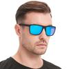 2 Pieces Fashion Vintage Check Pattern Polarized Sunglasses Men Women Fishing Driving Brand Design Sun Glasses UV400 Man Eyewear