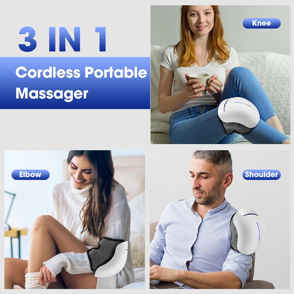 Red Light Hot Compress Knee Massager Improves Blood Circulation Relaxes Muscles Relieves Joint Stiffnes for Shoulder Elbow