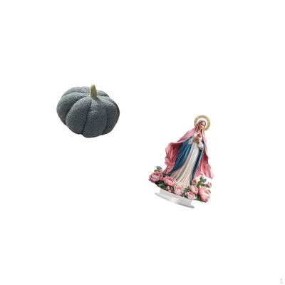 Enchanting Pumpkin Sofa Cushion And Freestanding Acrylic Table Ornament for Festive Bedroom Home