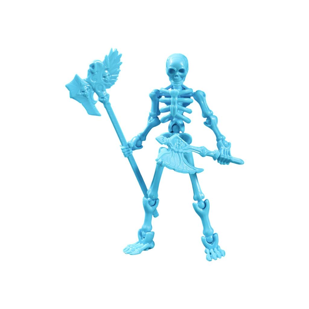 Skeleton Movable Model, Equipped With A Variety Of Weapons, Figures