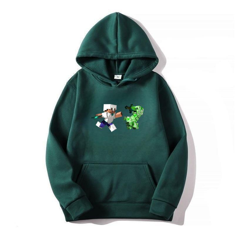 Anime-Themed Creative Print Hoodie for Kids and Adults