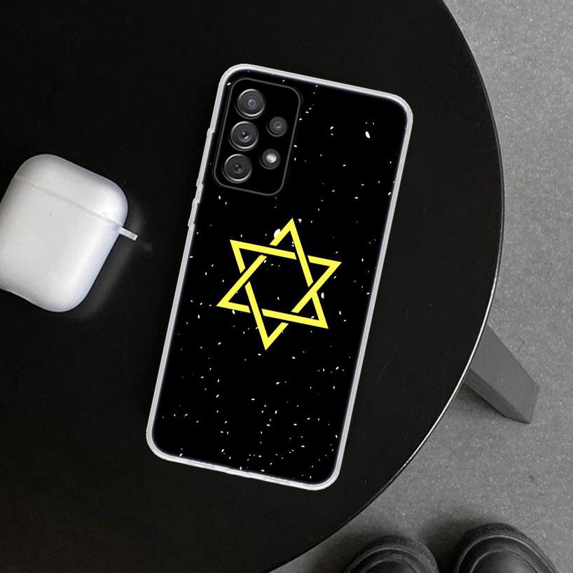 

David Jewish Star Symbol Phone Case for Samsung Galaxy A17 A16 A26 A36 A56 A57 A37 A15 A25 A35 A55 A14 A24 A34 A54 A13 A23 A33 A Samsung A34