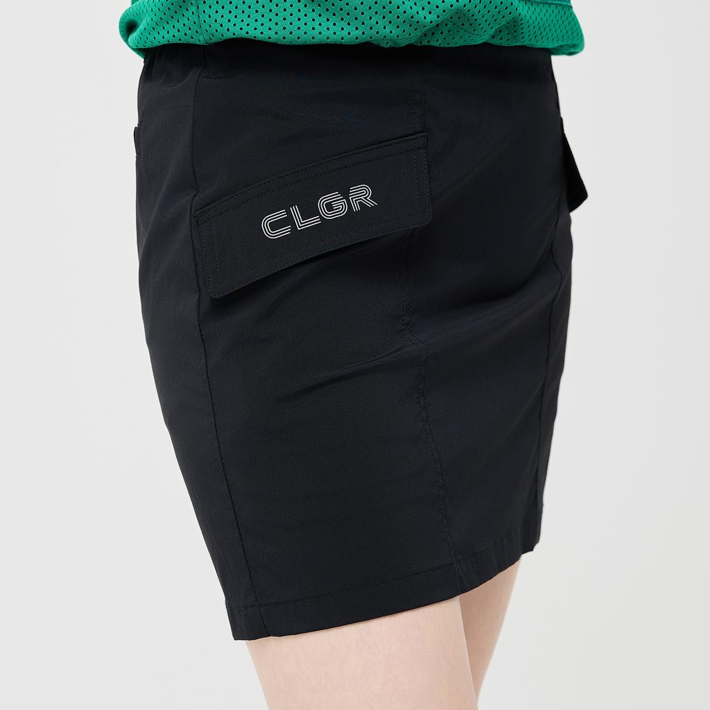 CHALLENGER Women'S Essential Cargo Pocket H-Line Golf Culottes Black