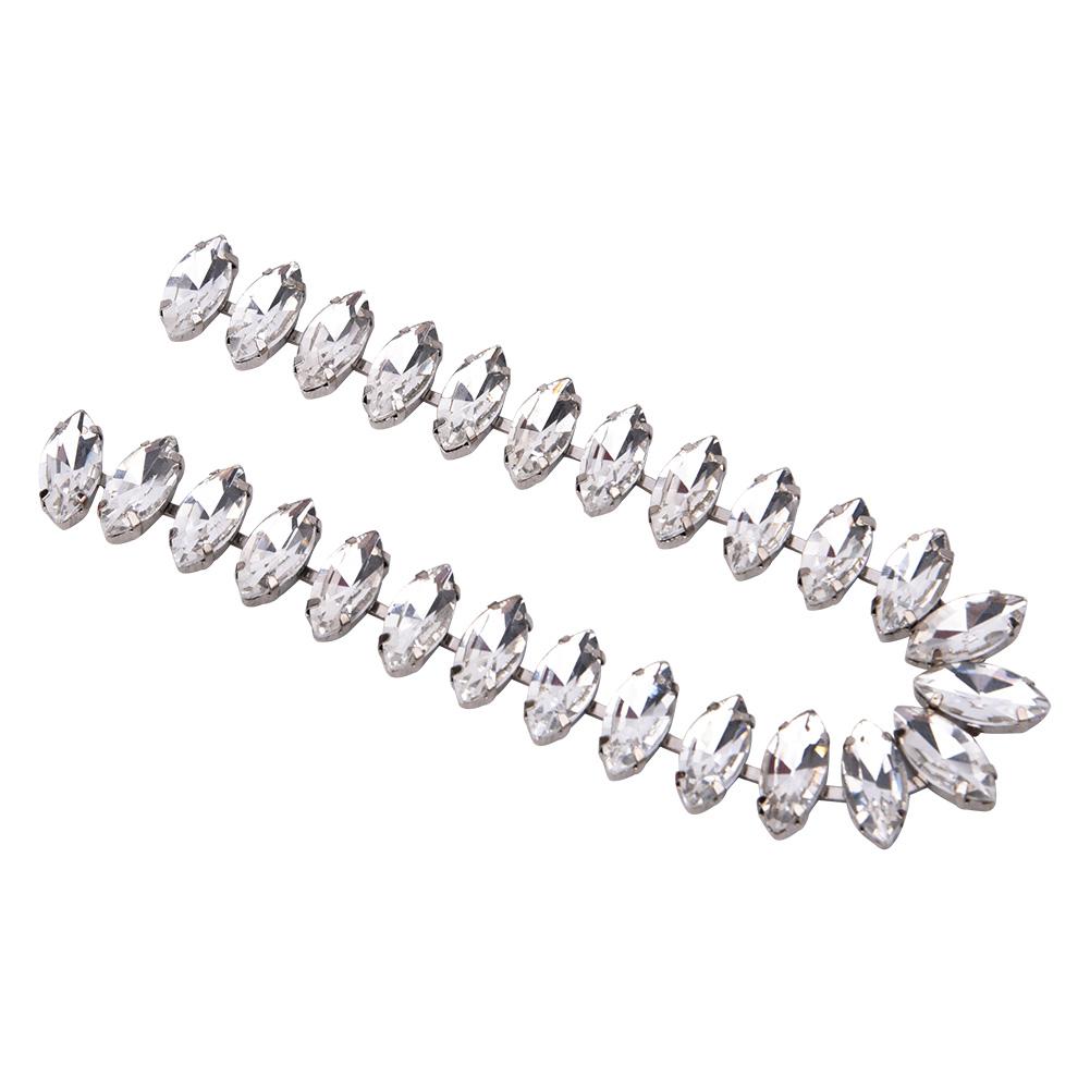 1 Yard (90cm)   Glass Sew On Rhinestone Chain Trimming   Clothes  Decoration