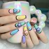 3D Graffiti Heart Star Design Nail Art Stickers, Self Adhesive Cartoon Star Heart Design Nail Art Decals For Nail Art Decoration