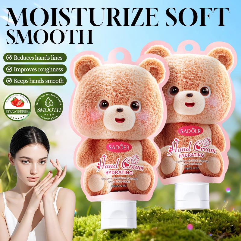 Strawberry Hand Cream Bag 60g Vaseline Fragrance Hydrating Moisturizing Hand Cream Skin Care Products