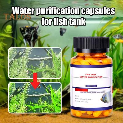 1/2 Şişe Akvaryum Su Arıtma Kapsülü Güçlü Aqua Su Arıtma Kapsülü Balık Tankı Suyundan Her Türlü Bulanıklığı Giderir