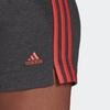 Adidas Essentials Lightweight Sports Series 3-Stripes Shorts Women Shorts Dark-Heather-Grey HD1810
