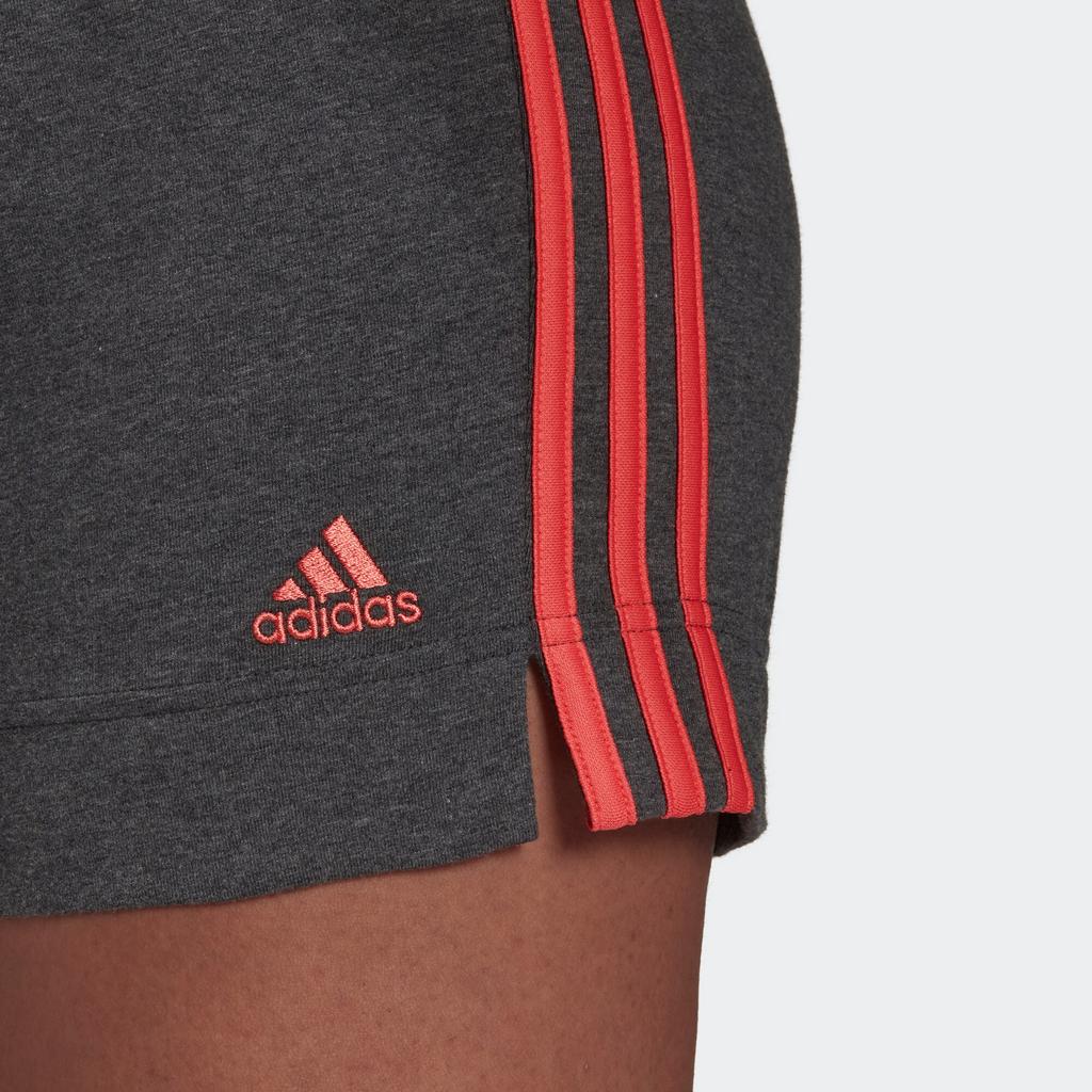 Adidas Essentials Lightweight Sports Series 3-Stripes Shorts Women Shorts Dark-Heather-Grey HD1810