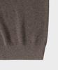 TAILDERN Leon Round Cotton Wool Sweater Brown
