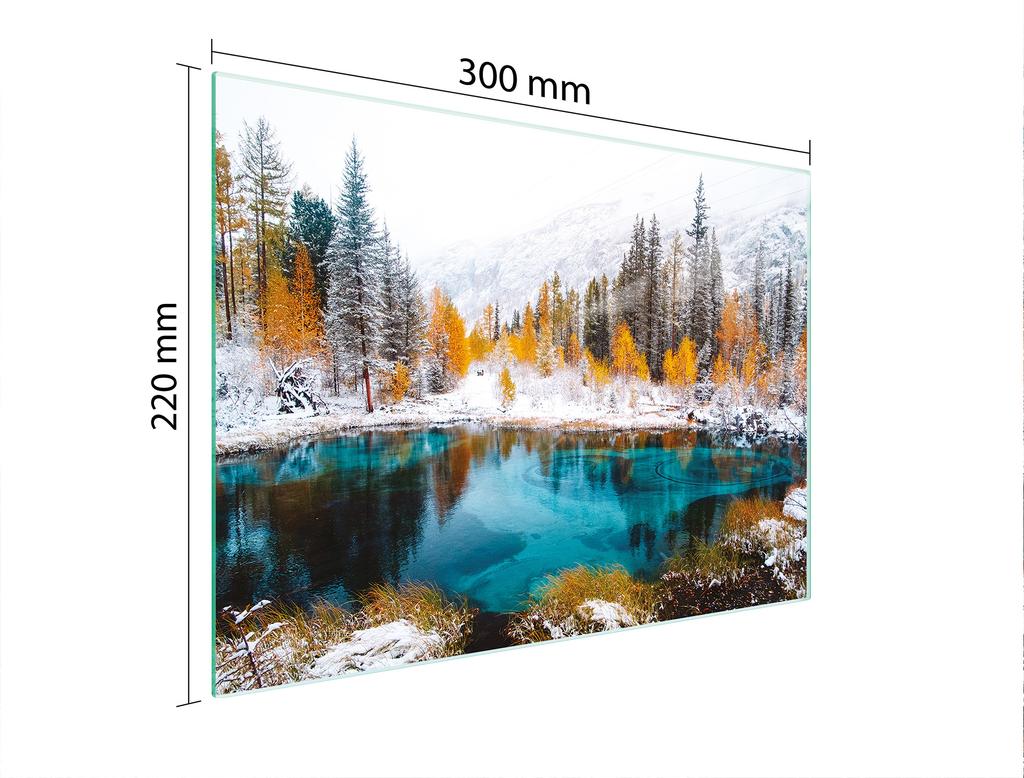 SZKLANA DESKA DO KROEJNIA 30x22 WIDOK