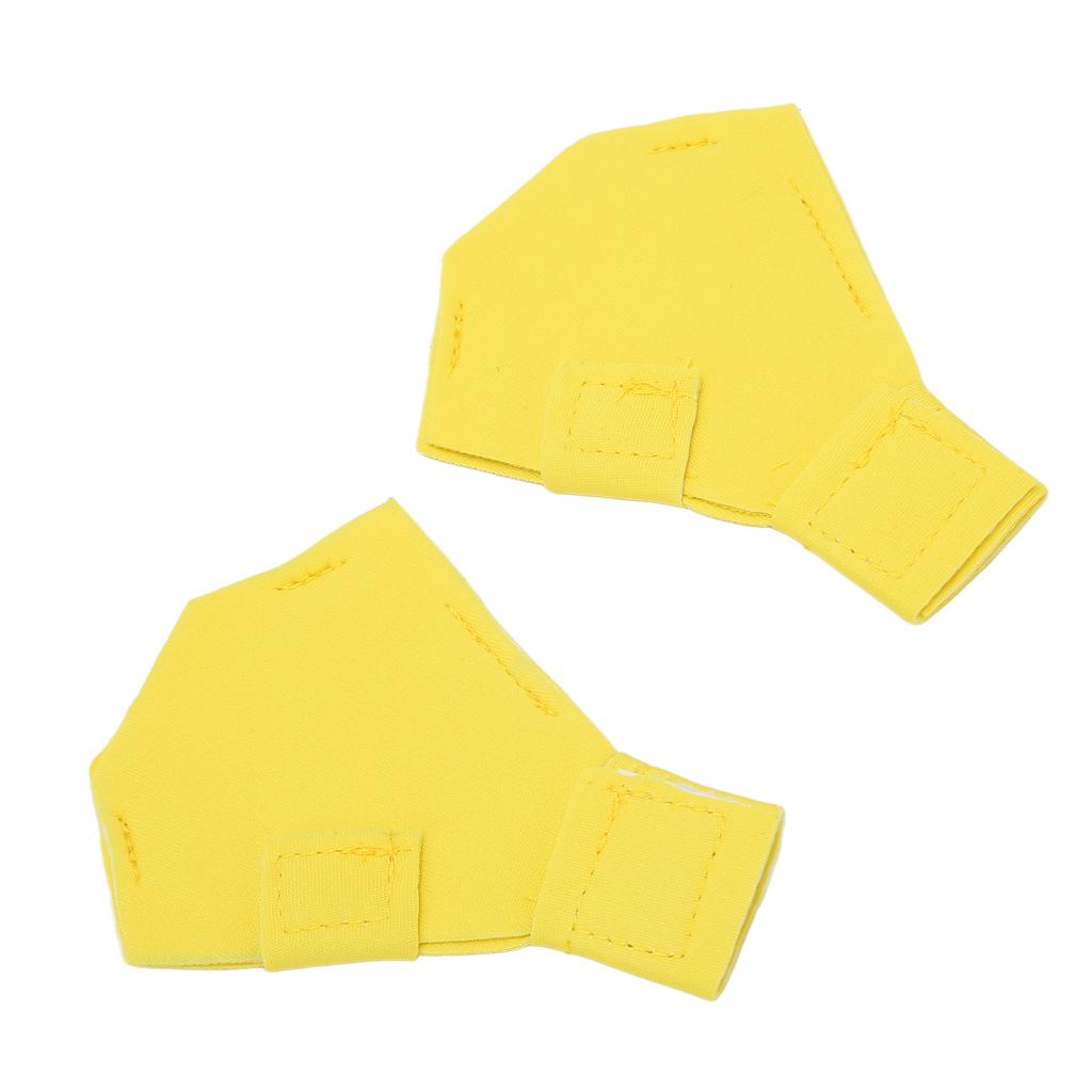 Pet Duck Shoes Soft Cushioning Stable Support Paw Protector Duck Protective Boots for Goose Yellow