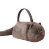 One Shoulder Bag Female Design Small Man Messenger Bag Versatile Hand Made Autumn and Winter Plush Cute Cat Bag