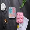 Cartoon Porous Silicone Chocolate Mold Mermaid Candy Cake Ice Baking Mould Diy Star Rainbow Soap Candle Making Gifts