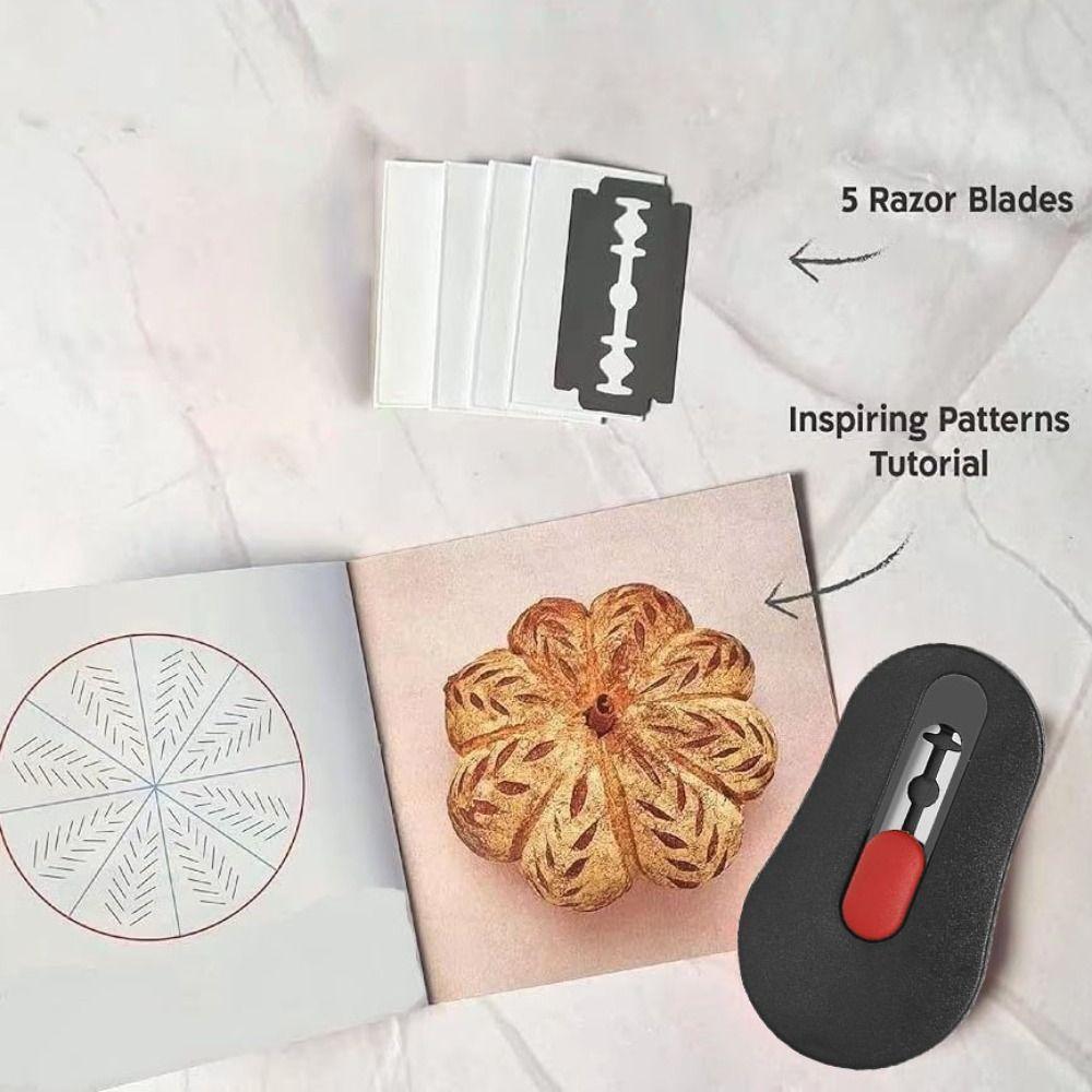 2 Set Retractable Blade Bread Dough Cutter Rust-proof Sourdough Razor  Kitchen