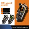 Motorcycle Helmet Headset 3D Surround Heavy Bass Stereo Bluetooth Hands Free Call Waterproof With Tri-Color Ambient Light
