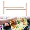 2 Pcs Wooden Round Batter Pancake Crepe Spreader Kitchen Tools 16cm Brand New