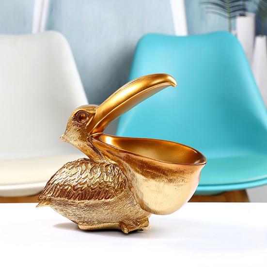 Pelicans Decorations Unique Vintage Pelicans Realistic Big Mouth Design Decorations for Home Decor