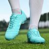 Men's/ Women's Football Boots Youth Artificial Grass Training Long Nails TF Microfiber Mesh Breathable Football Shoes Children's Football Shoes