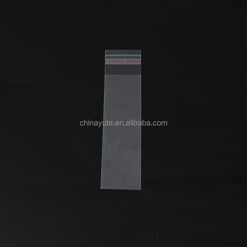 8*25 Double-Layer Transparent Plastic Bags 5 Microns Self-Adhesive OPP Packaging for Jewelry & Toys 100 Pcs