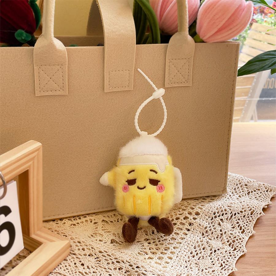 Cartoon Style Beer Bottle Plush Toy For Backpack Accessories And Party Favor