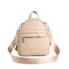 Schoolbag1011 Spring New Large Capacity Backpack Women's Backpack Versatile Solid Color Casual Trend Travel Bag Student Bag