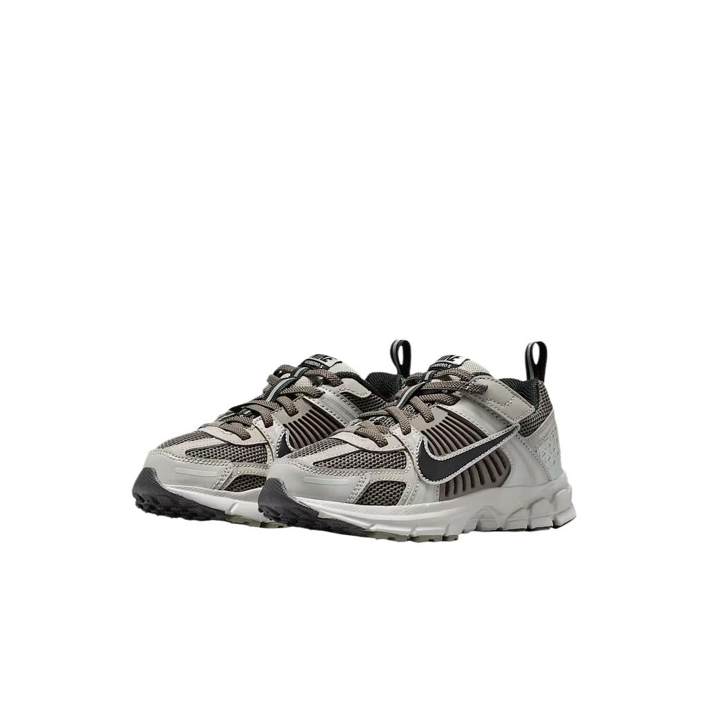 Nike Vomero 5 Skórzane Niskie Buty do Biegania dla Dzieci Szaro-Czarne Dziecięce HF6999-010