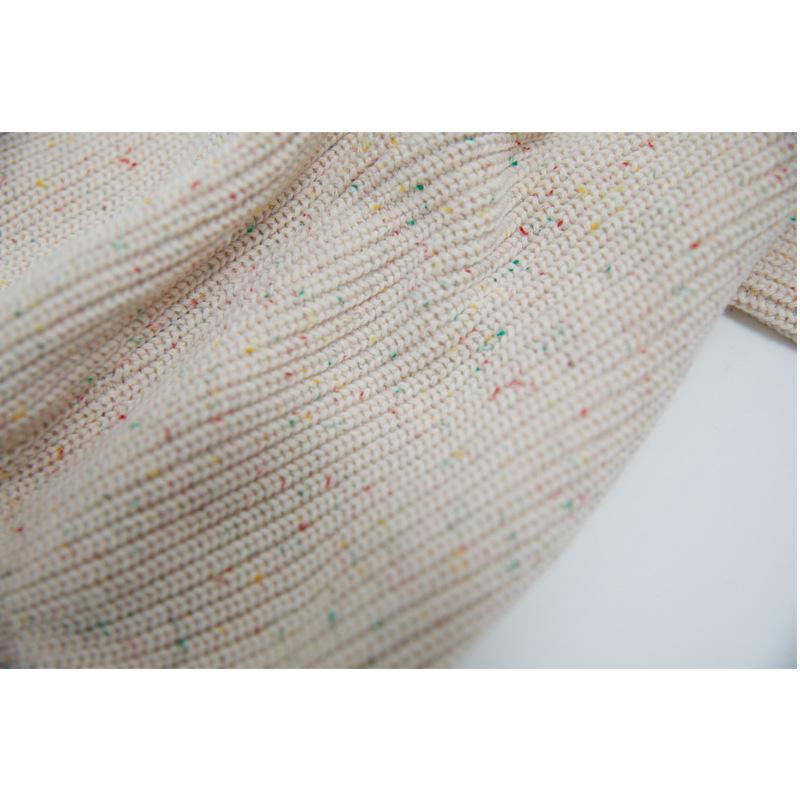 Europäische und Amerikanische Kinder Bunte Punkte Reine Baumwolle Basis Schicht Gestrickte Wollhose - Herbst/Winter für Säuglinge, Jungen und Mädchen.