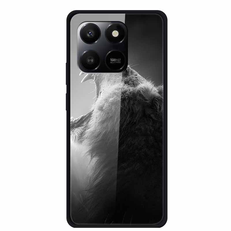 Glass Case For Honor X7d Play 10T 5G Case Soft Bumper Hard Tempered Glass Back Cover For Honor 400 Smart 2025 Phone Cases Fundas