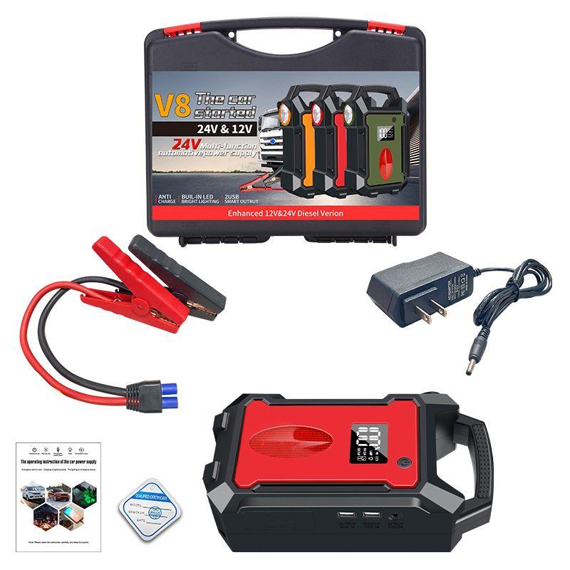 Автомобильное зарядное устройство 12/24 красный/чёрный — фото 8