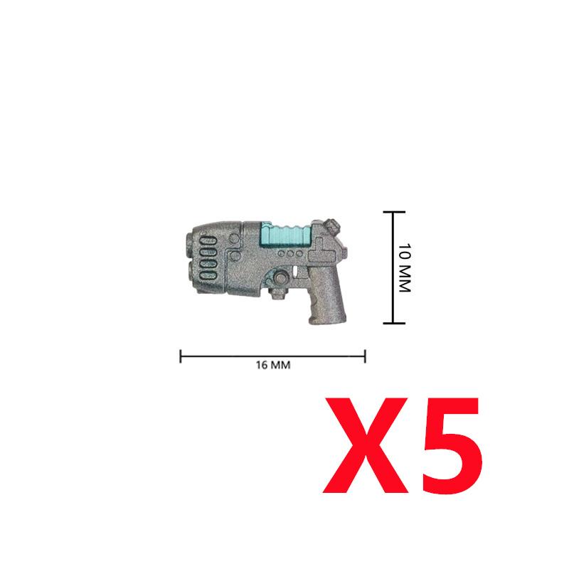 MOC War Building Blocks Movie Characters Soldier Weapons Accessories Rifle Heavy Demolition Pistol Mini Brick Gift Toy X018 DIY