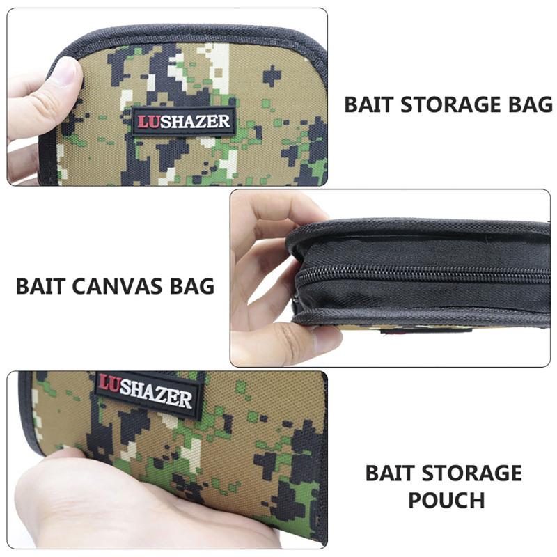 Torba wędkarska Portabale Wodoodporna płócienna torba na zamek błyskawiczny o dużej pojemności Wędkarstwo