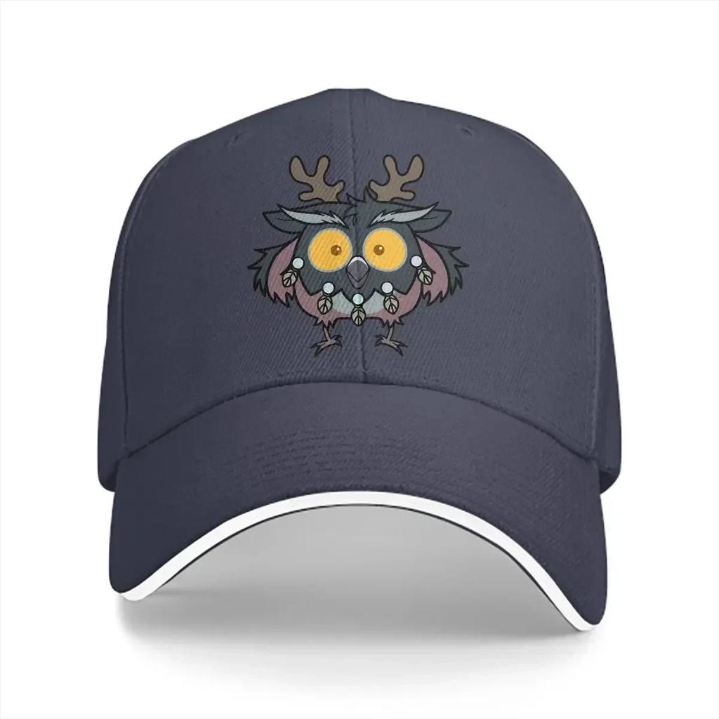 Pure Color Dad Hats Boom Casual Hat Sun Visor Caps Cute Owl Peaked Cap