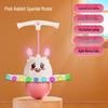 Pink Bunny Luminous Bouncing Ball with Music & Lights
