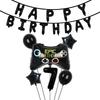 Video Game Party Supplies Set Baby Boy Birthday Party Decoration Happy Birthday Gaming Backdrop Game Table Covers Gamer Balloons