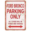 Vintage No Parking Anytime Metal Tin Signs Posters Plaque Iron Painting Decoration for Garage Outdoors Home Club Bar Wall Decor