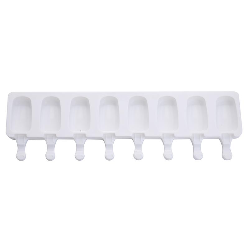 8 Hole Silicone Ice Cream Mold Silicone Diy Fruit Juice Ice Pop Cube Maker Mould
