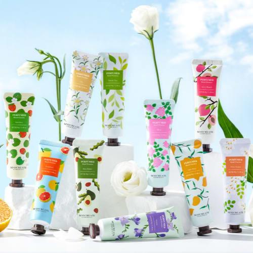Hand Cream for Dry Skin, Moisturizing, and Chapped Hands, 30g, 10 Flavors (Lily, Sweet Pea, Acacia, Green Tea, Rose, Apple, Shea Butter, Grapefruit, B