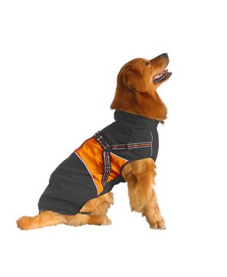 ASMPET Dog Clothes Pet Integrated Back Coat, Autumn/Winter, Medium-Sized Dog, Warm, Waterproof, Snowproof, Windproof, Sleeveless, Lightweight,