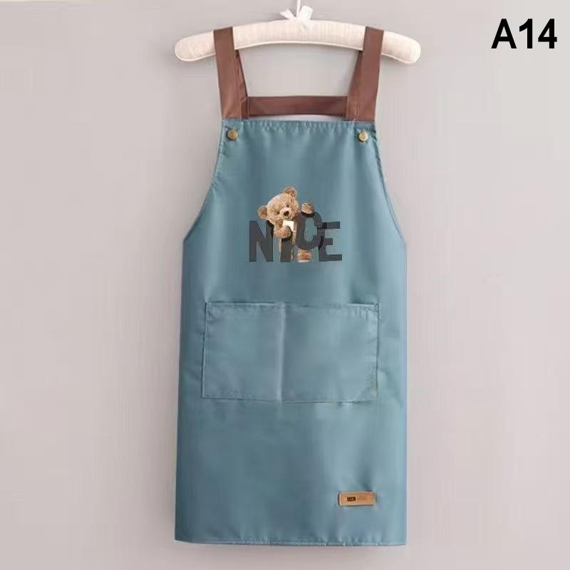 Odolná zástěra proti špíně Vodotěsná Velká kapsa Hotel Restaurace Kavárna Západní kuchyně Vaření Cukrářství Pracovní oblečení Zástěra